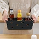 Imitation Leather Storage Basket